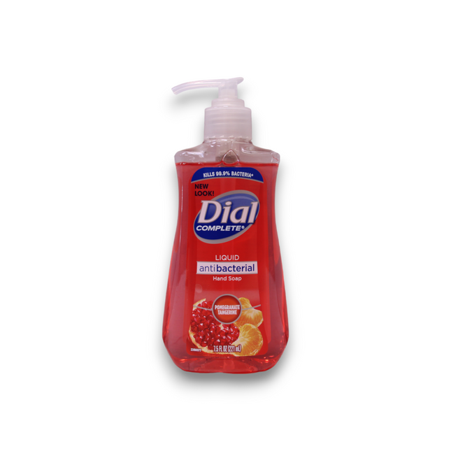 Dial Antibacterial Pomegranate & Tangerine – Liquid Soap Unisex, For Hands, 221 ml