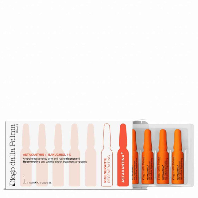 Diego Dalla Palma Set Diego Dalla Palma Diego Dalla Palma Vitamin C Illuminating Day & Night – Ampoules Treatment Serum for Women, For Dark Spots, For Face, 7 pcs, 1.5 ml Sample