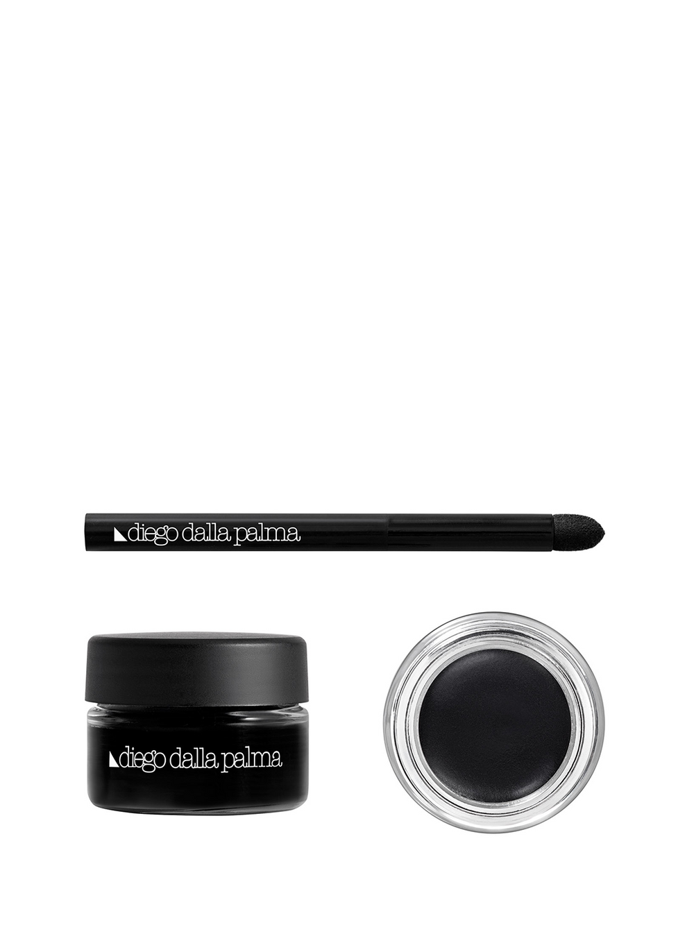 Diego Dalla Palma Makeup Studio Waterproof – Eyeshadow & Kajal Eyeliner 2-in-1 for Women, 11, Black, 3.2 g