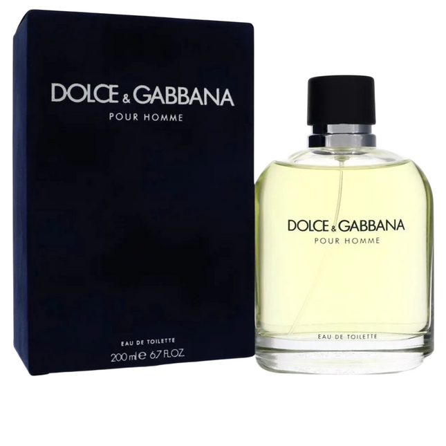 Dolce & Gabbana Pour Homme – Eau de Toilette for Men, 200 ml