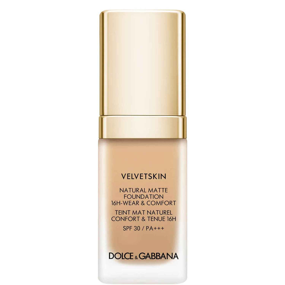 Dolce & Gabbana Velvetskin Matte – Liquid Foundation for Women, 215, SPF 30, 30 ml