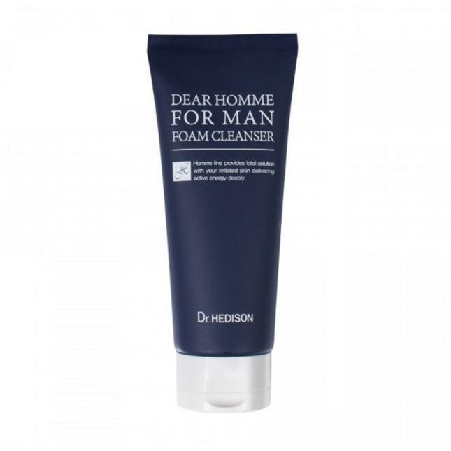 Dr. Hedison Dear Homme Aloe Vera Soothing – Cleansing Foam for Men, 140 ml