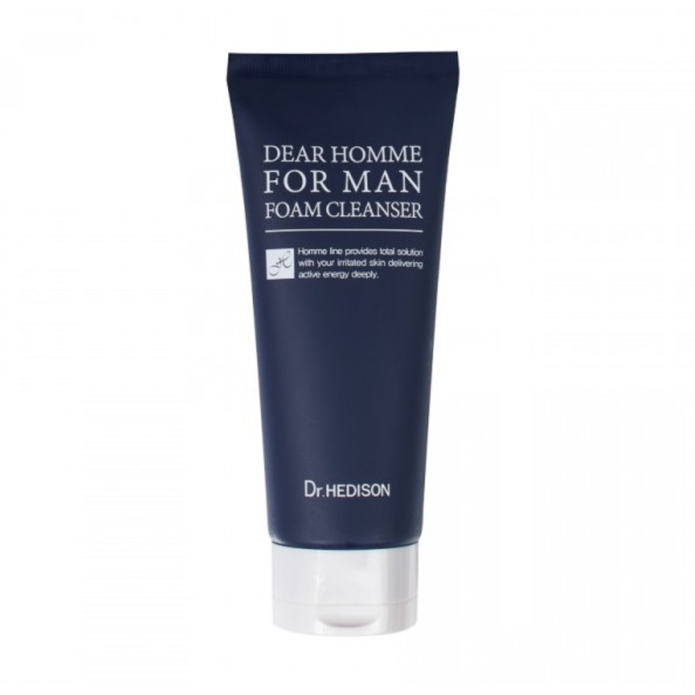 Dr. Hedison Dear Homme Aloe Vera Soothing – Cleansing Foam for Men, 140 ml
