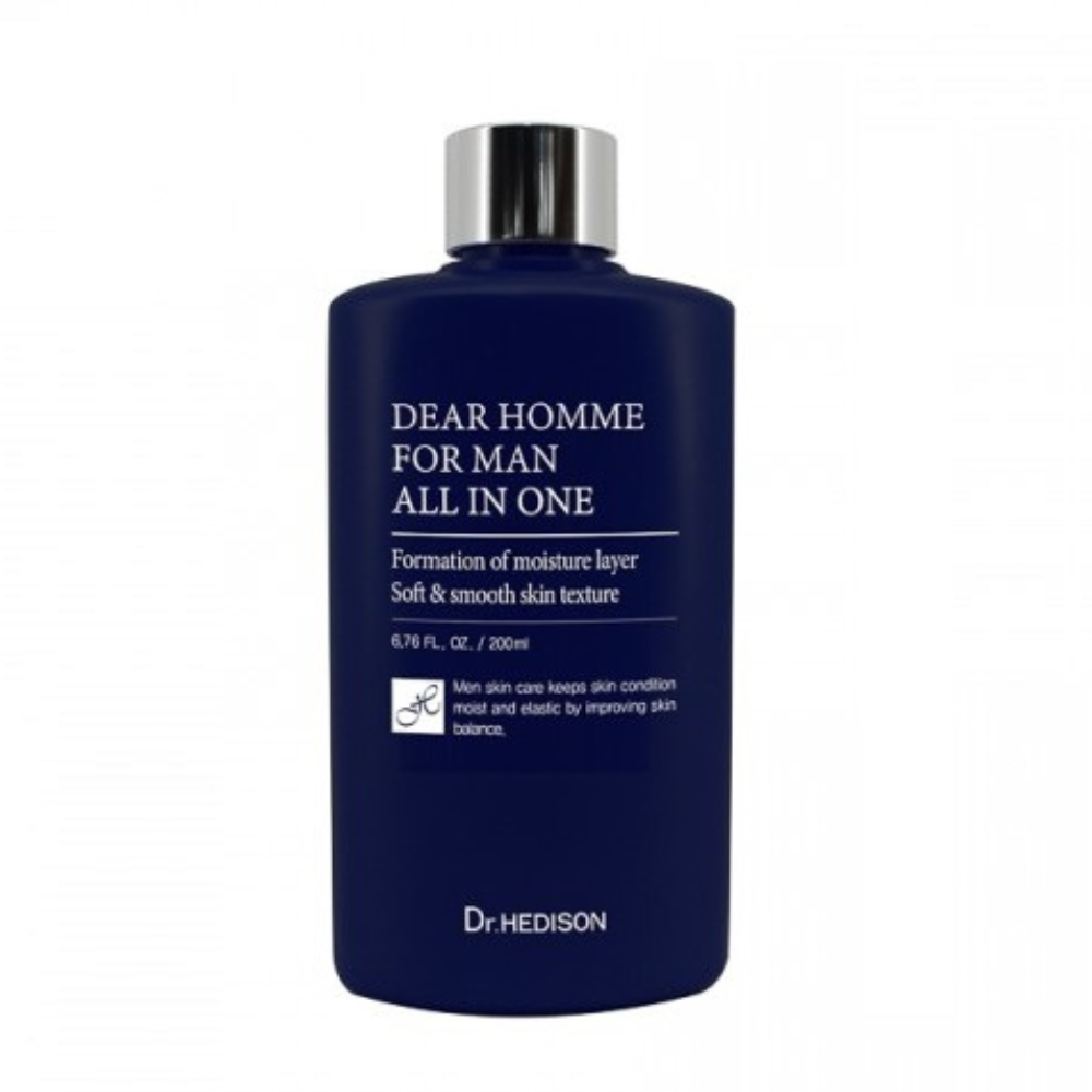 Dr. Hedison Dear Homme Smoothing – Serum Cream for Men, For Face, 200 ml