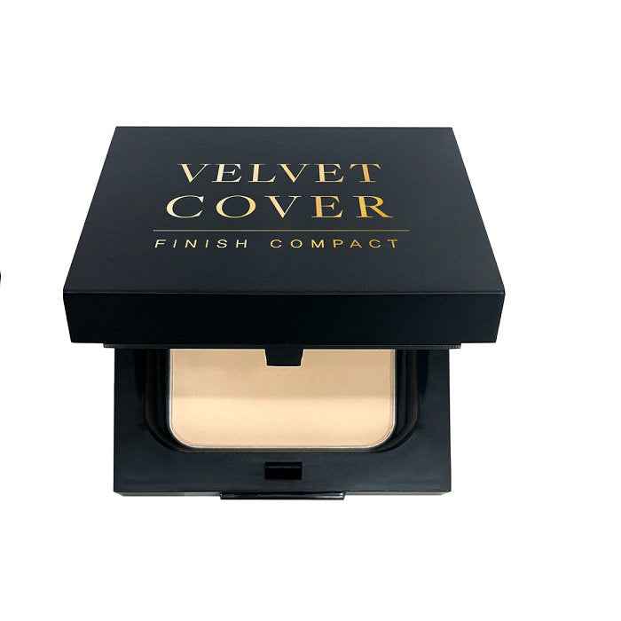 Dr. Hedison Velvet Cover Finish Compact Matte – Compact Powder for Women, 21, Light Beige, 14 g