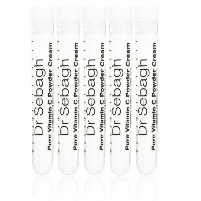 Dr Sebagh Set Dr Sebagh – Pure Vitamin C Powder Cream for Women, Revitalising, Cream, For Face, 5 pcs, 1.95 g