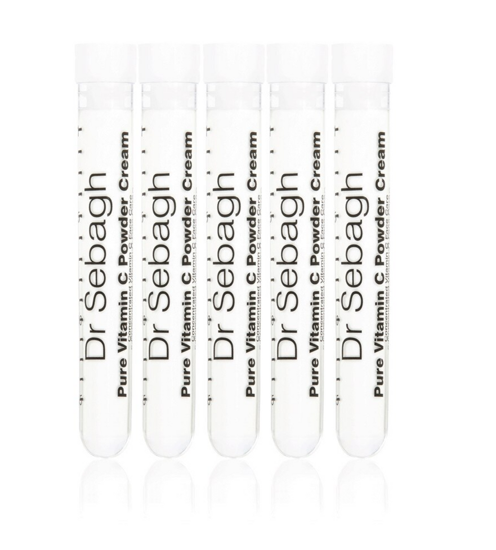 Dr Sebagh Set Dr Sebagh – Pure Vitamin C Powder Cream for Women, Revitalising, Cream, For Face, 5 pcs, 1.95 g
