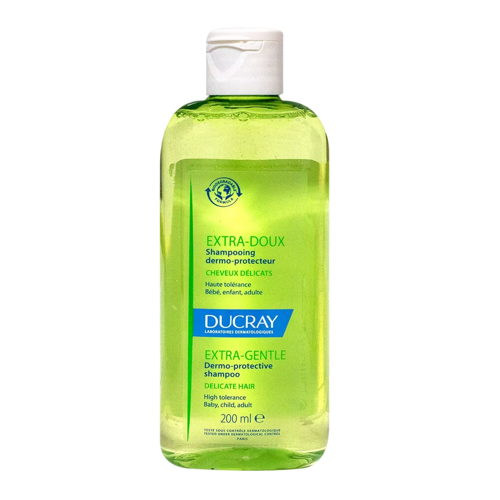 Ducray Extra Gentle – Hair Shampoo Unisex, Soothing Dermo-Protector, 200 ml