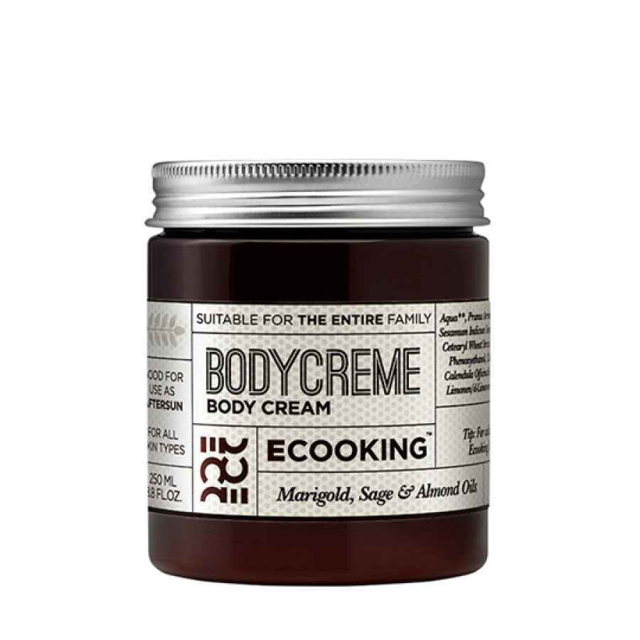 Ecooking BodyCreme Almond Oil Moisturizing – Body Cream for Women, 250 ml