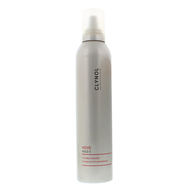Clynol Move Hold 3 – Hair Styling Foam for Women, Volume & Body, Flexible Hold, 300 ml