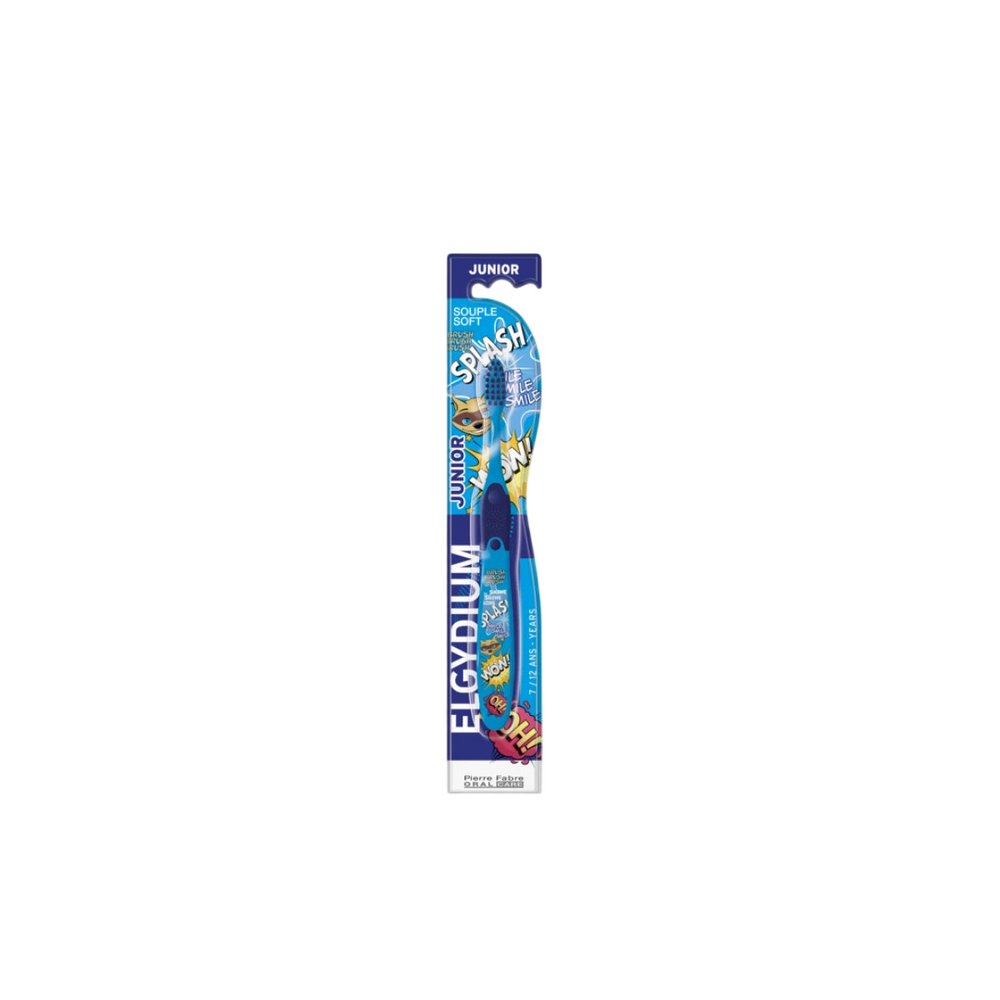 Elgydium Junior Splash – Toothbrush Unisex, Blue