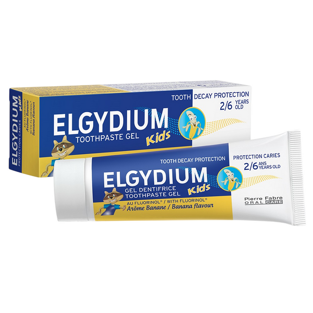 Elgydium Kids Shark Fluorinol Clean – Toothpaste for Children, 50 ml
