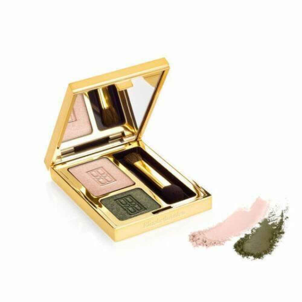 Elizabeth Arden Beautiful Color Duo – Eyeshadow Powder for Women, 05, Black Tie, 2 Shades, 3 g
