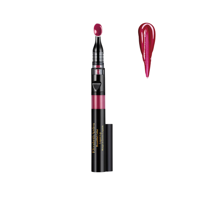 Elizabeth Arden Beautiful Color – Liquid Lipstick for Women, 26, Burgundy, 2.4 ml