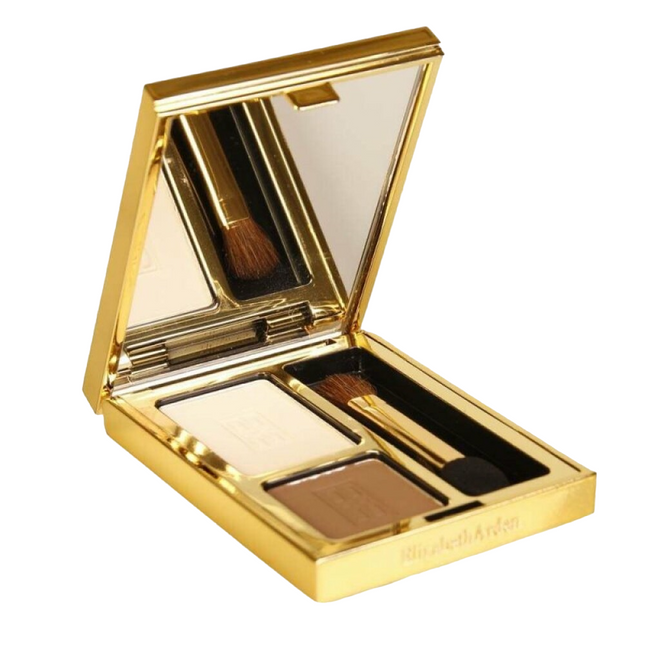 Elizabeth Arden Beautiful Color Duo – Eyeshadow Powder for Women, 07, Cafe Au Lait, 3 g Tester