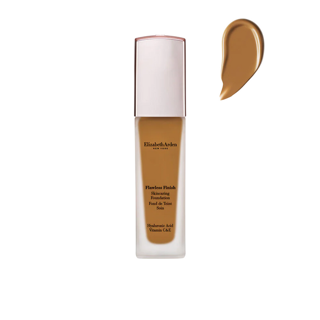 Elizabeth Arden Flawless Finish Skincaring Hyaluronic Acid Long Wear – Cream Foundation for Women, 550N, Deep Neutral, 30 ml