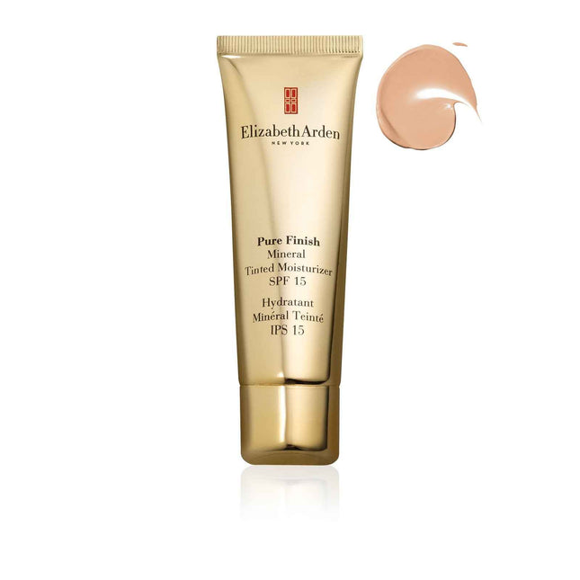 Elizabeth Arden Pure Finish Moisturizing – Tinted Moisturizer for Women, 03, Medium, SPF 15, 50 ml Tester
