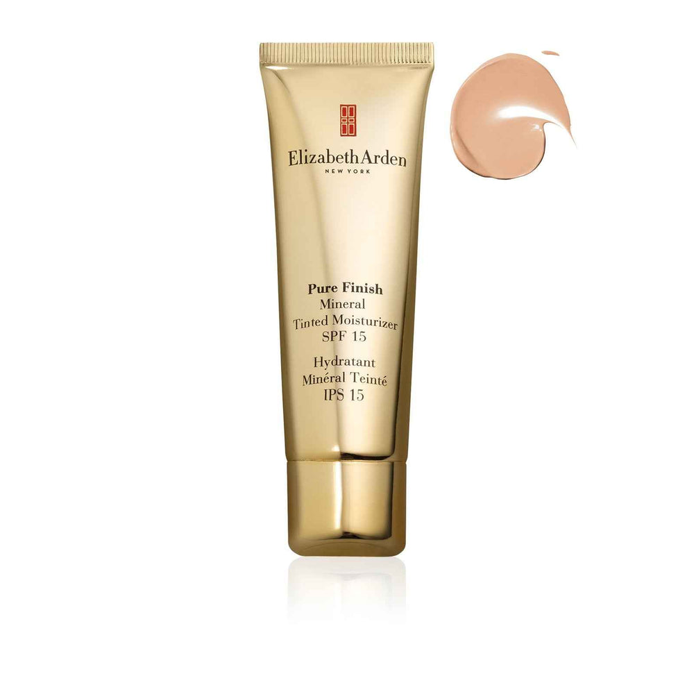 Elizabeth Arden Pure Finish Moisturizing – Tinted Moisturizer for Women, 03, Medium, SPF 15, 50 ml Tester