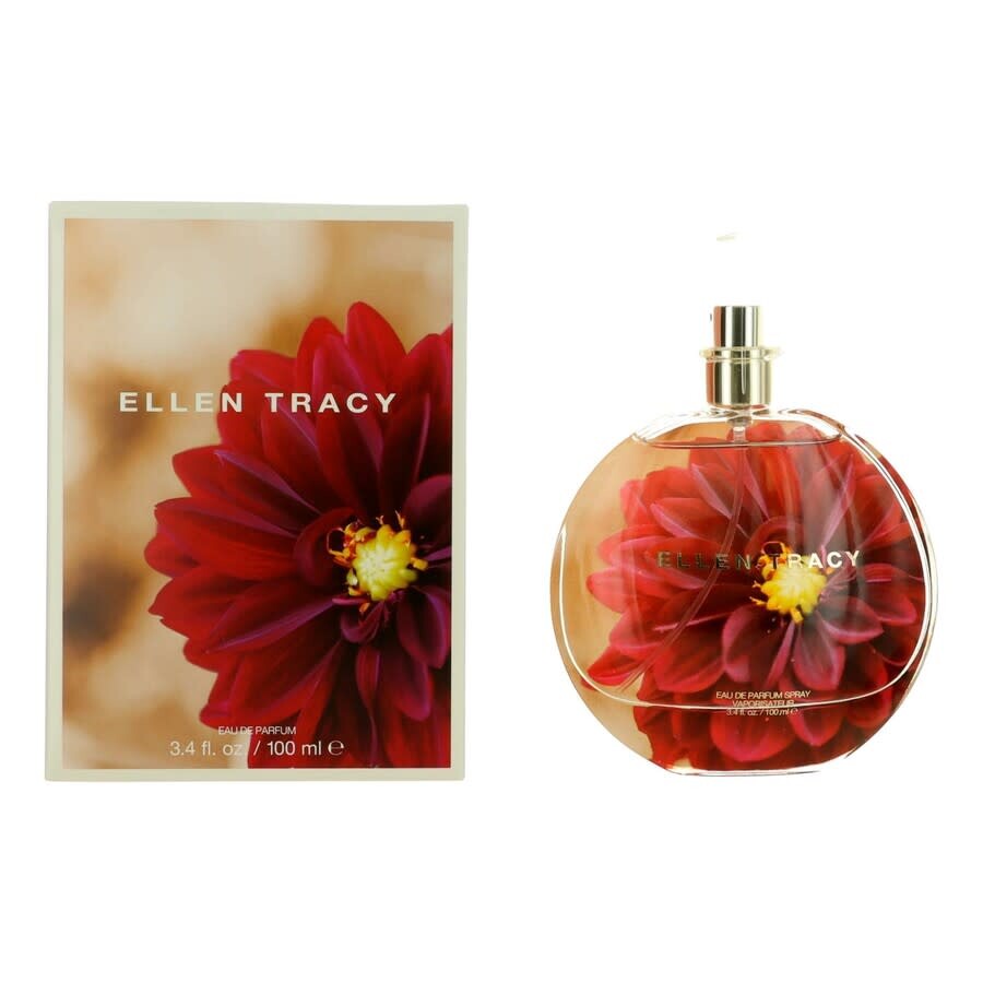 Ellen Tracy Dream Florals Red Dahlia – Eau de Parfum for Women, 100 ml