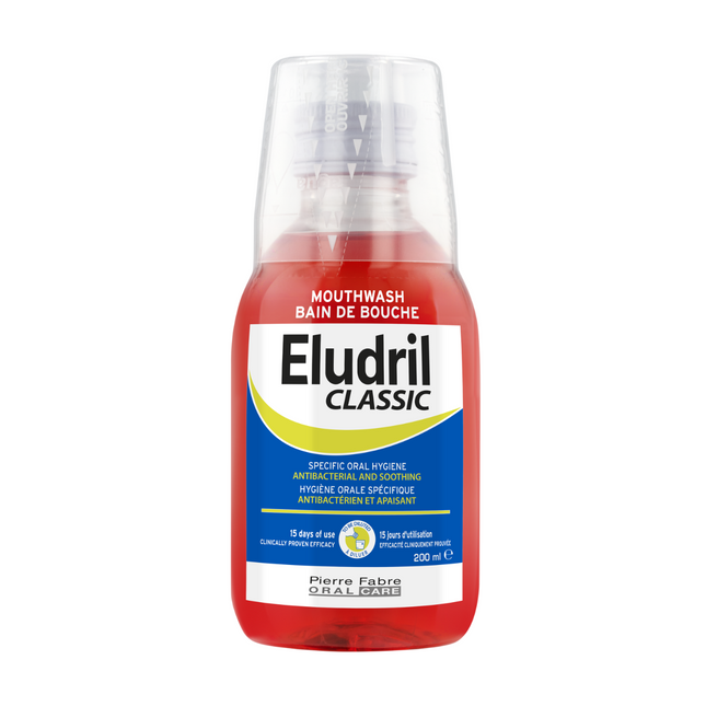Eludril Mouthwash Unisex, Anti-plaque, 200 ml