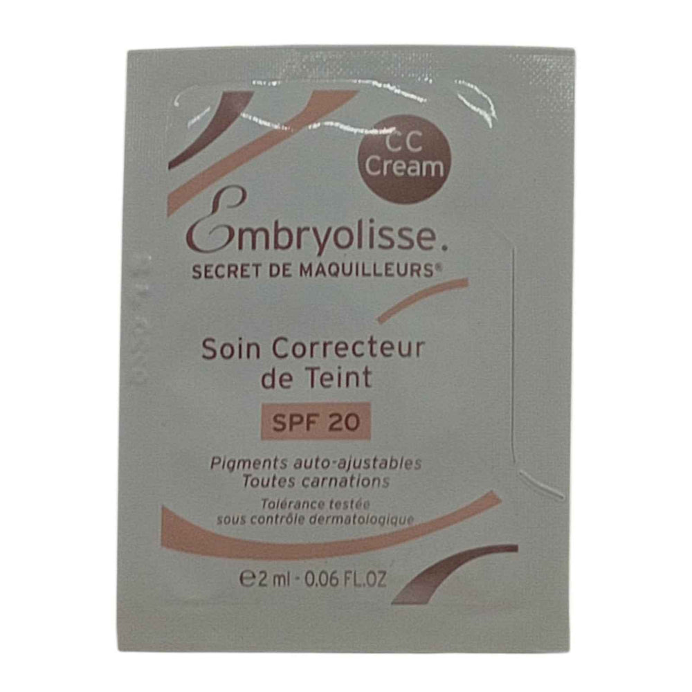 Embryolisse Secret De Maquilleurs – CC Cream for Women, SPF 20, 2 ml Sample