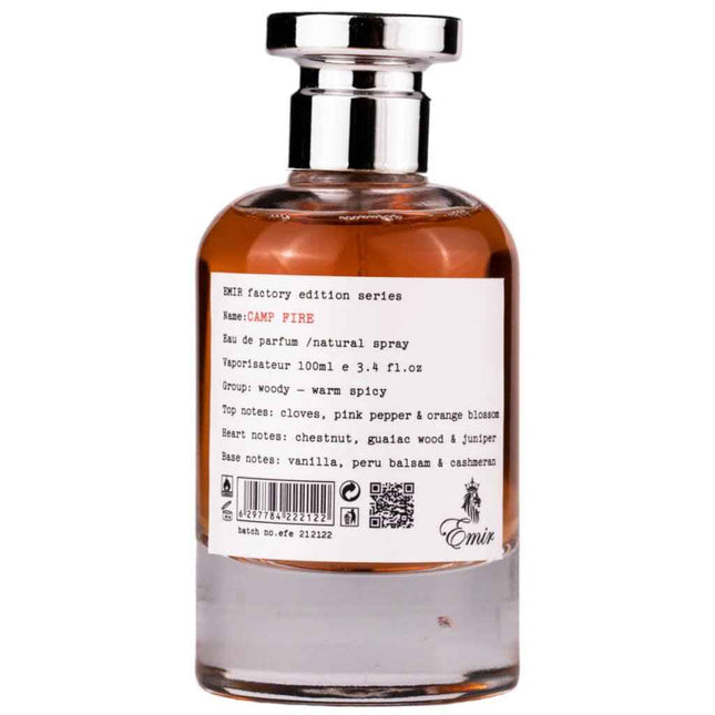 Emir Camp Fire Factory Edition – Eau de Parfum Unisex, 100 ml