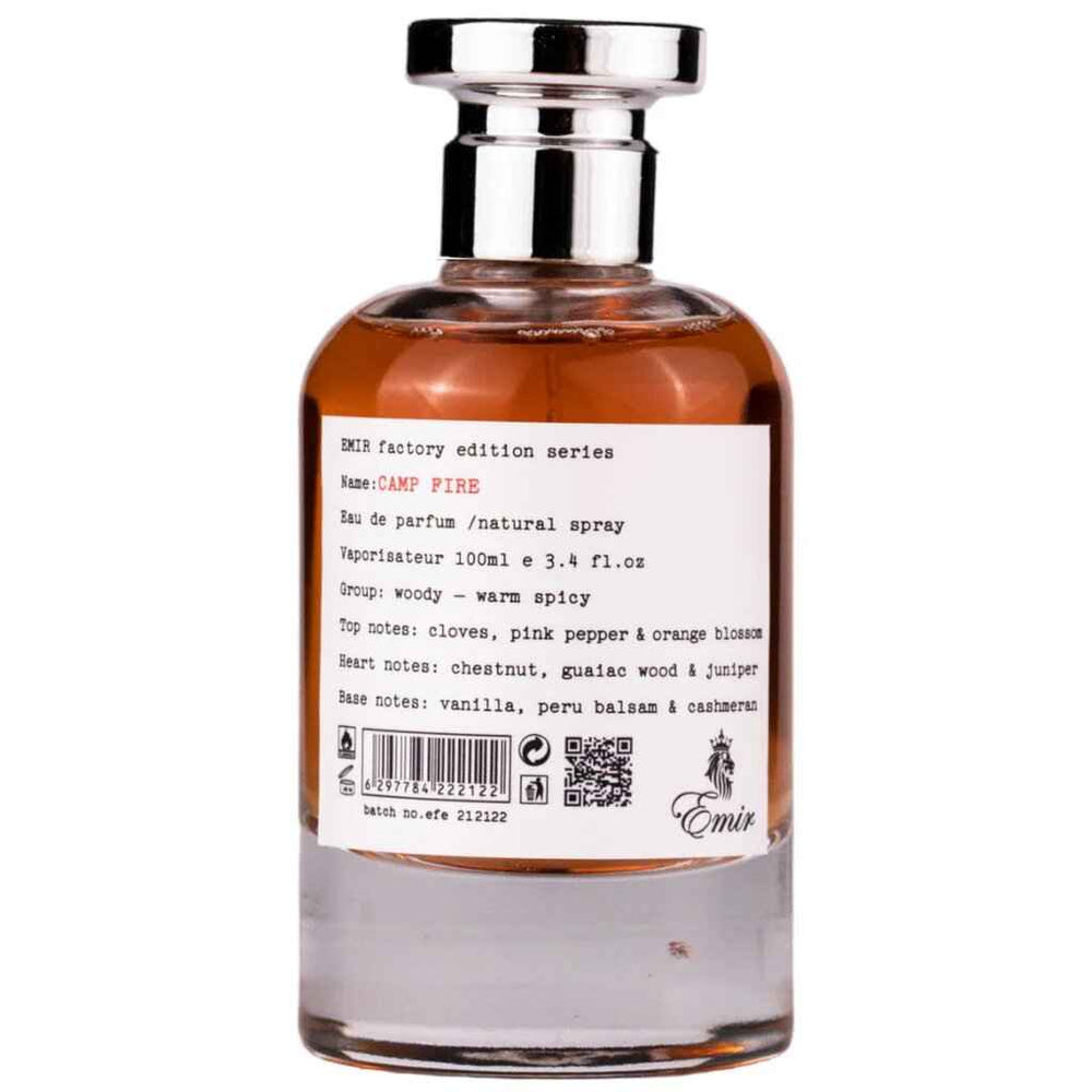 Emir Camp Fire Factory Edition – Eau de Parfum Unisex, 100 ml