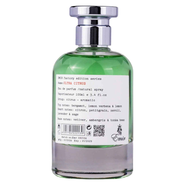Emir Ultra Citrus Factory Edition – Eau de Parfum Unisex, 100 ml