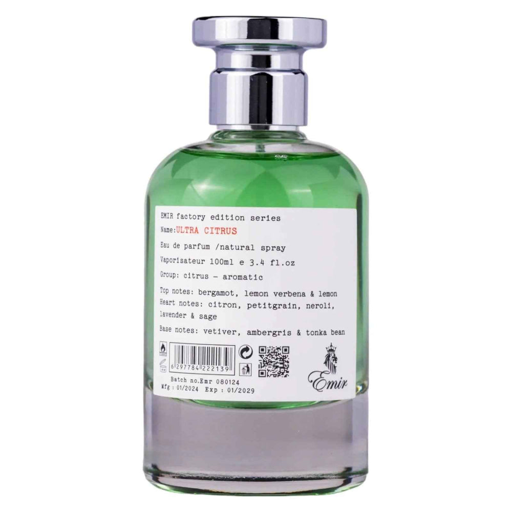 Emir Ultra Citrus Factory Edition – Eau de Parfum Unisex, 100 ml