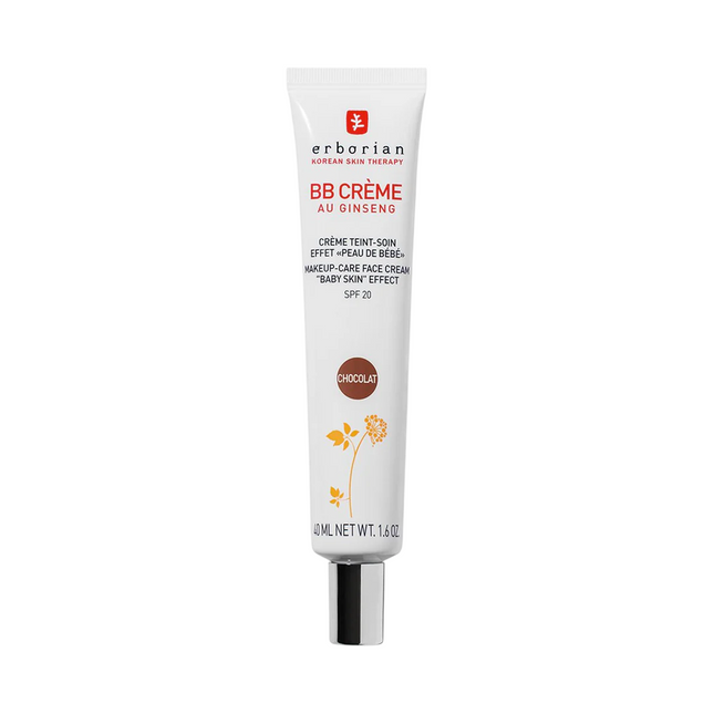 Erborian B.B Cream Ginseng Matte – BB Cream for Women, Chocolate, SPF 20, 40 ml