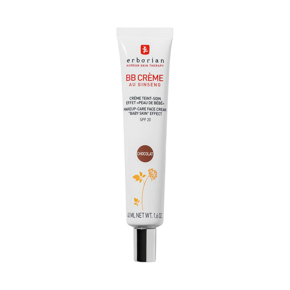 Erborian B.B Cream Ginseng Matte – BB Cream for Women, Chocolate, SPF 20, 40 ml