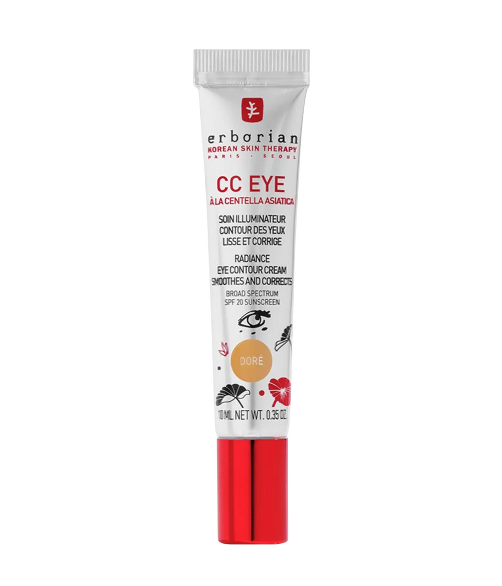 Erborian CC Radiance – Eye Cream Concealer for Women, Dore, 10 ml