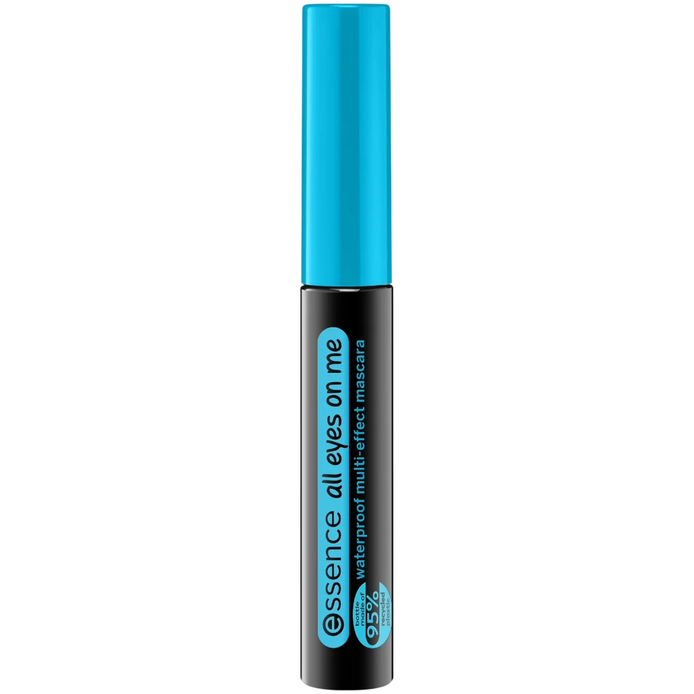 Essence All Eyes On Me Waterproof Multieffect – Mascara for Women, 01, Soft Black, 8 ml