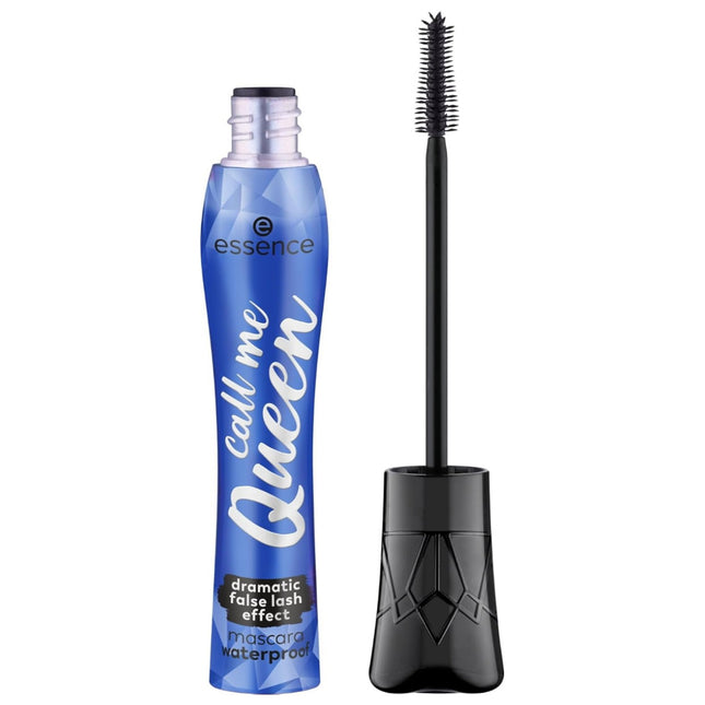 Essence Call Me Queen Dramatic Waterproof False Lash Effect – Mascara for Women, Black, 11.5 ml