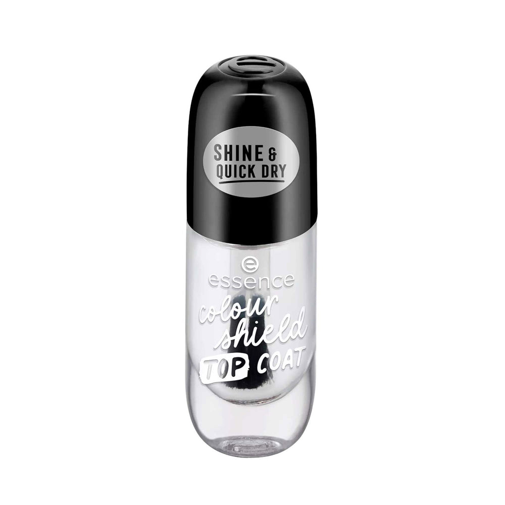 Essence Colour Shield Top Coat – Nail Strengthening Lacquer for Women, 8 ml