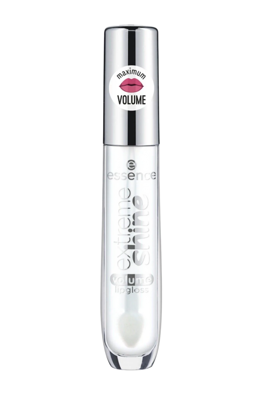 Essence Extreme Shine Volume – Lip Gloss for Women, 01, Crystal Clear, 5 ml