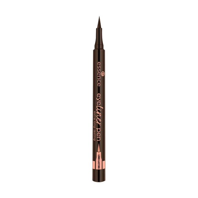 Essence Eyeliner Pen – Liquid Eyeliner for Women, 020, Brown, 1 ml