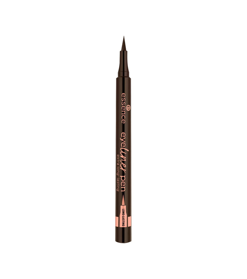 Essence Eyeliner Pen – Liquid Eyeliner for Women, 020, Brown, 1 ml