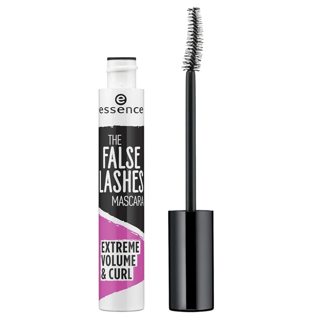 Essence False Lashes Extreme Curl & Volume – Mascara for Women, Black, 10 ml