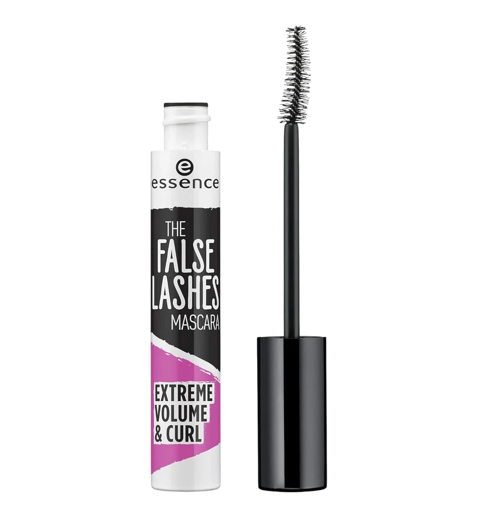 Essence False Lashes Extreme Curl & Volume – Mascara for Women, Black, 10 ml