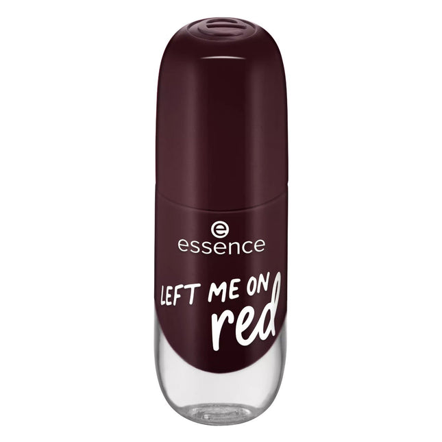 Essence Gel Nail – Nail Polish for Women, 72, Left Me On Red, 8 ml