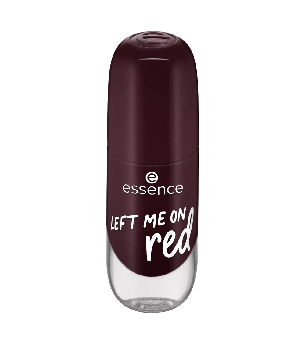 Essence Gel Nail – Nail Polish for Women, 72, Left Me On Red, 8 ml