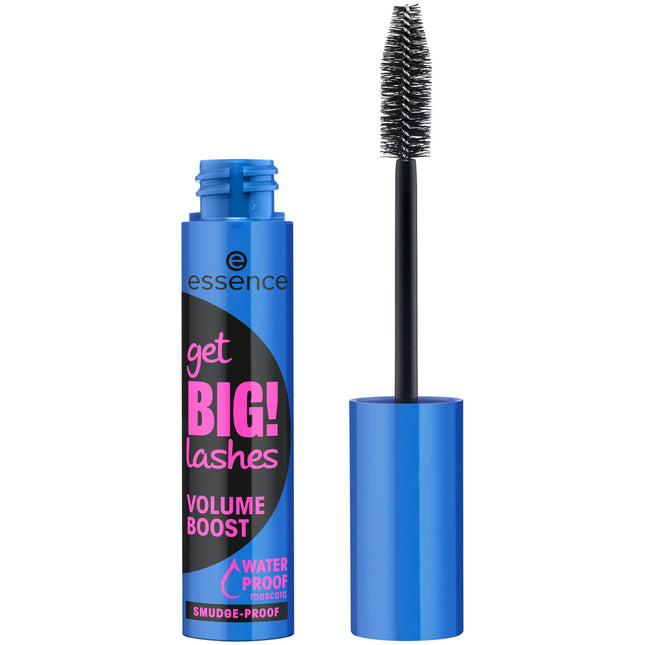 Essence Get Big Lashes Waterproof Volume – Mascara for Women, 01, Black, 12 ml