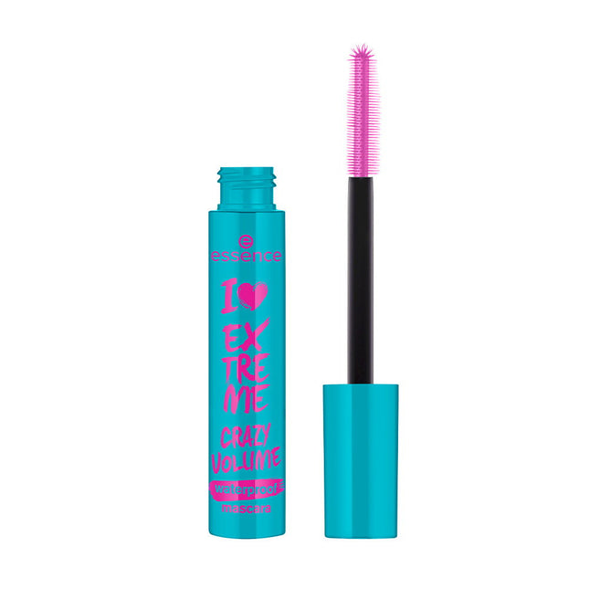 Essence I Love Extreme Crazy Volume Waterproof Volume – Mascara for Women, Black, 12 ml