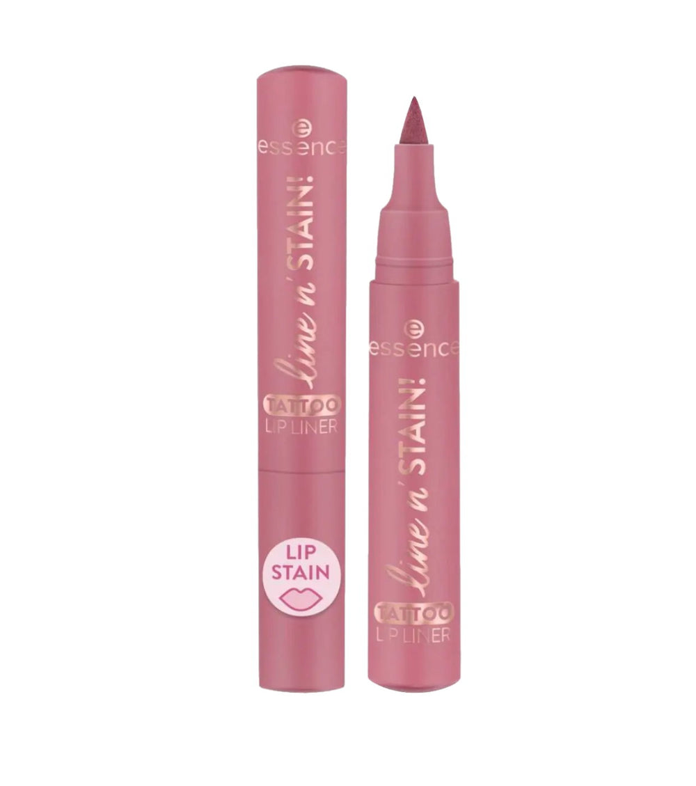 Essence Line n' Stain Tattoo – Lip Liner for Women, 01, Everyone's Nude-Pink, 2.5 ml