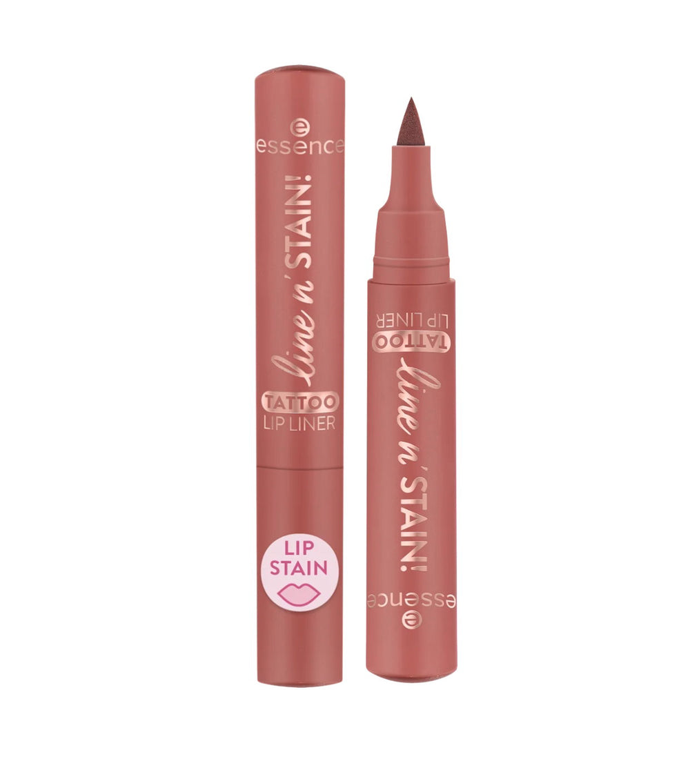 Essence Line n' Stain Tattoo – Lip Liner for Women, 02, Must Have Brown, 2.5 ml