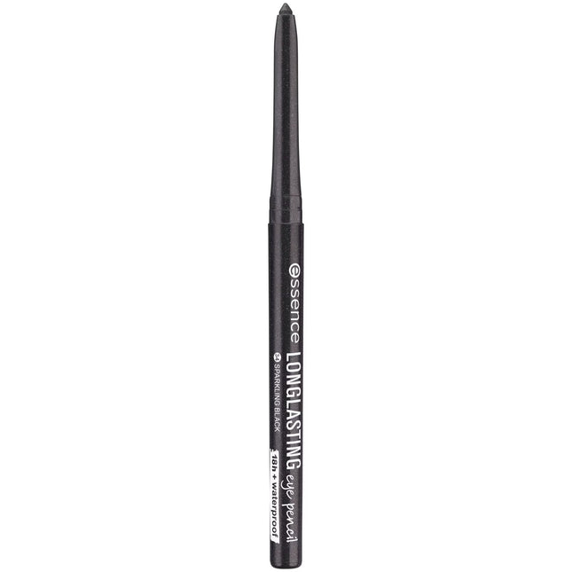 Essence Long-Lasting Waterproof – Gel Pencil Eyeliner for Women, 34, Sparkling Black, 0.28 g