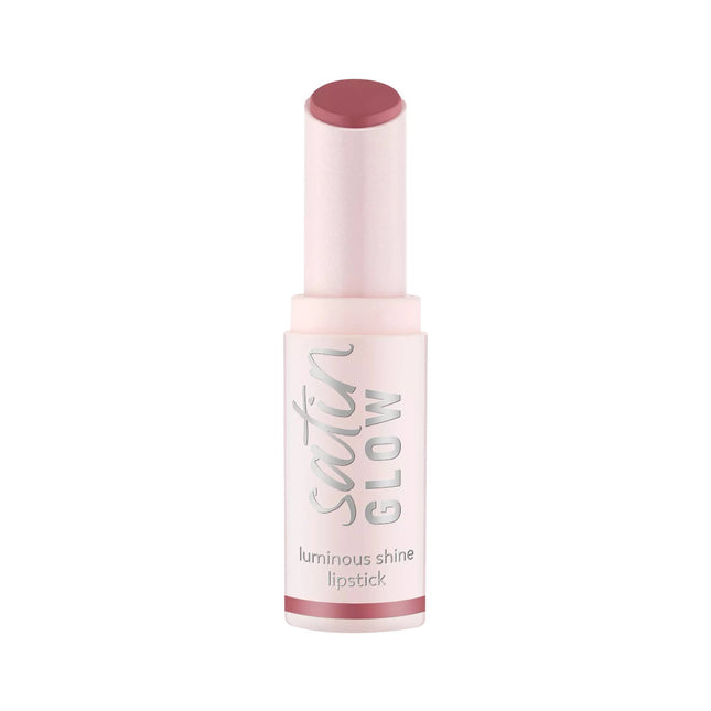 Essence Satin Glow Luminous – Cream Lipstick for Women, 03, Rose And Shine, 3.5 g