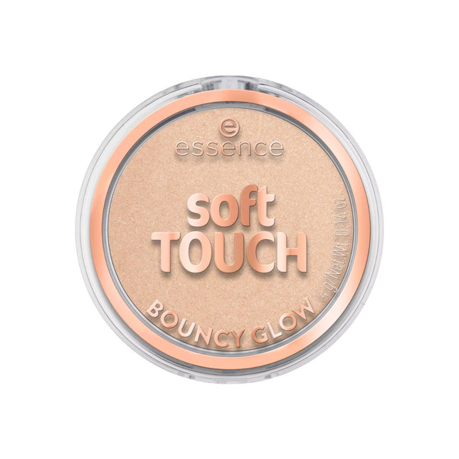 Essence Soft Touch Bouncy Glow Highlighting – Highlighter Powder for Women, 10, Soft Glaze, 4 g