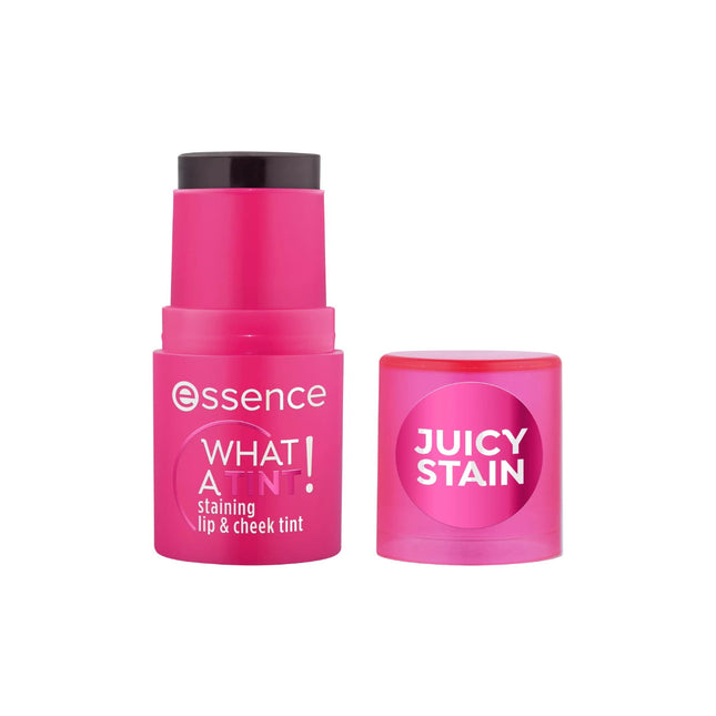 Essence What a Tint! – Lip & Cheek Balm 2-in-1 for Women, 10, Raspberry Vibes, 5 ml